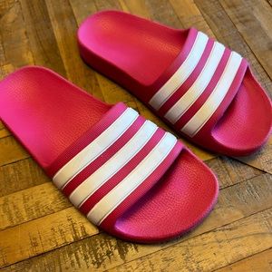 Adidas Slides. Girls. Size 1.